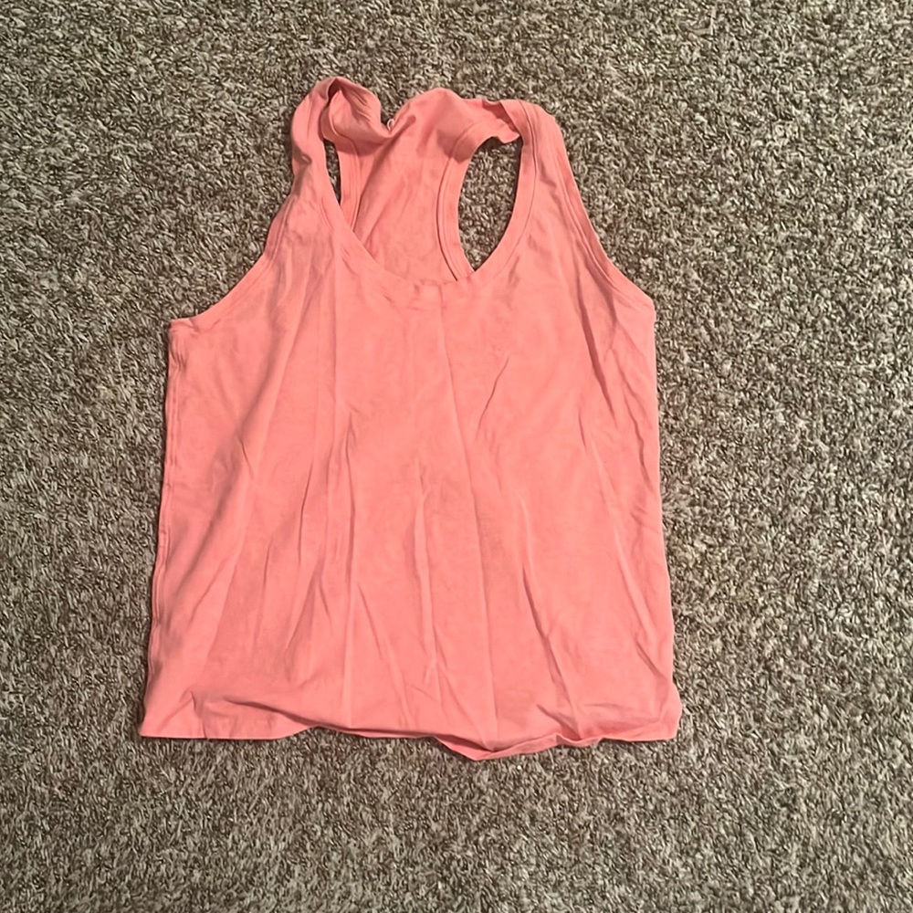 CORAL LULULEMON TANK TOP